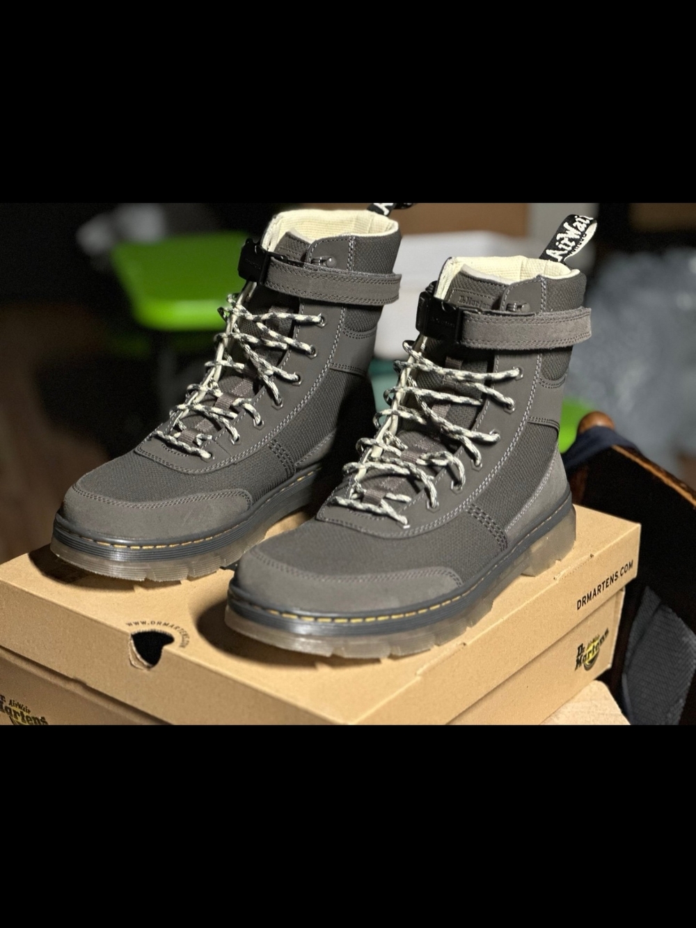 Dr. Martens Mens Combs Tech Grey Size 13 New In Box